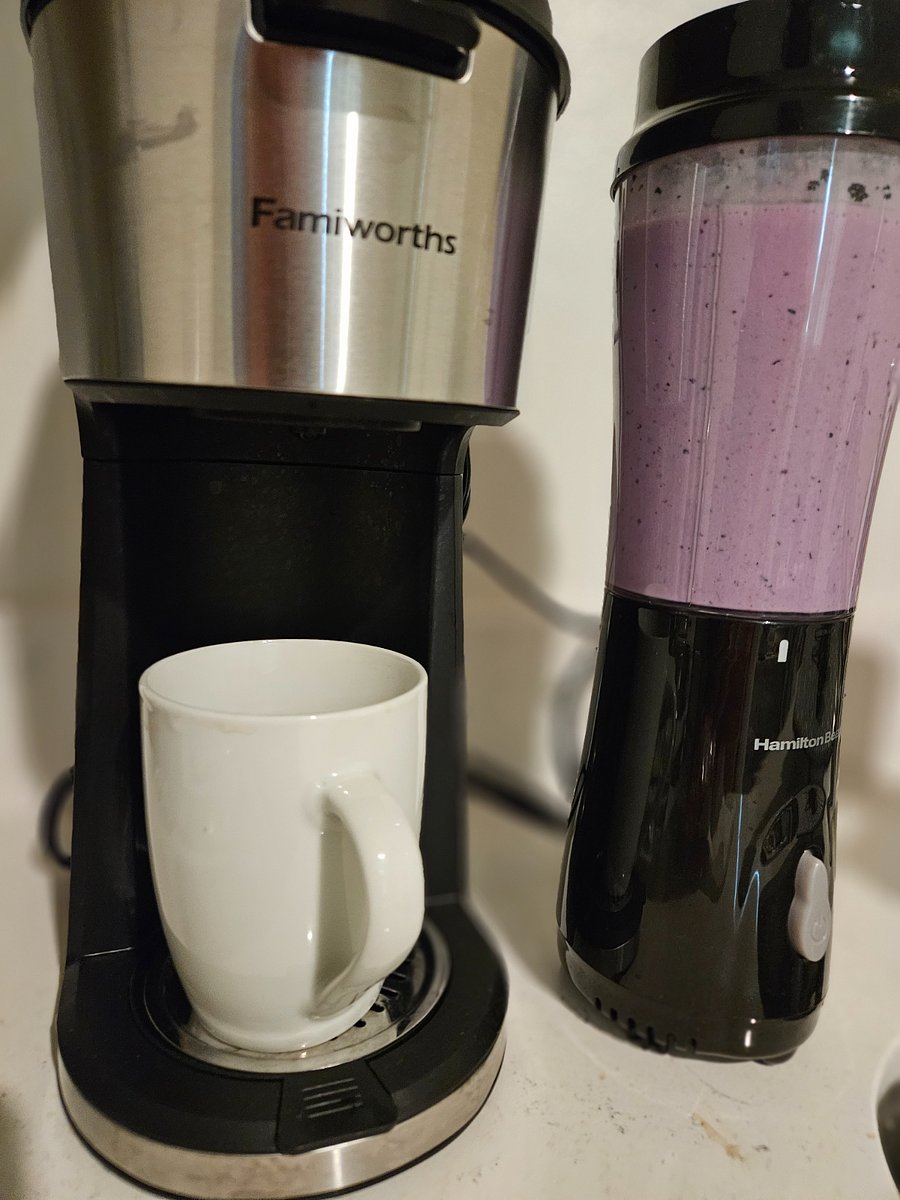 Start the day right with a coffee and a healthy shake!!