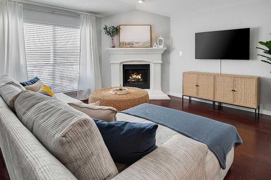 Cozy family room.