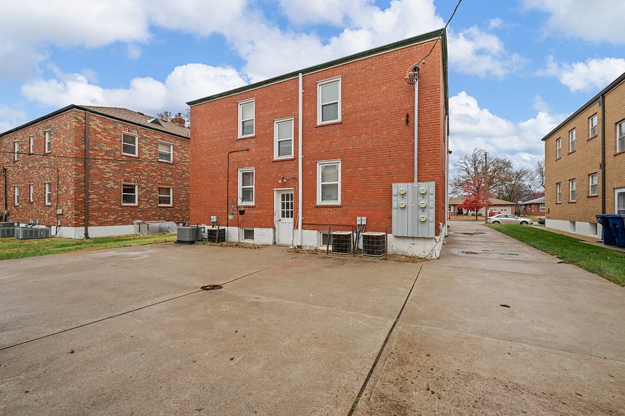 Rear of building (direct access from garage)