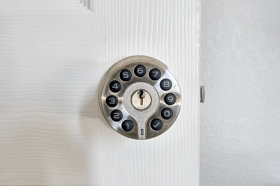 Each bedroom comes equipped with code pad for extra privacy!