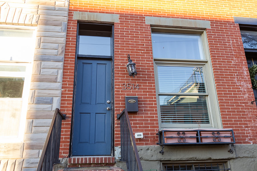 Front door.