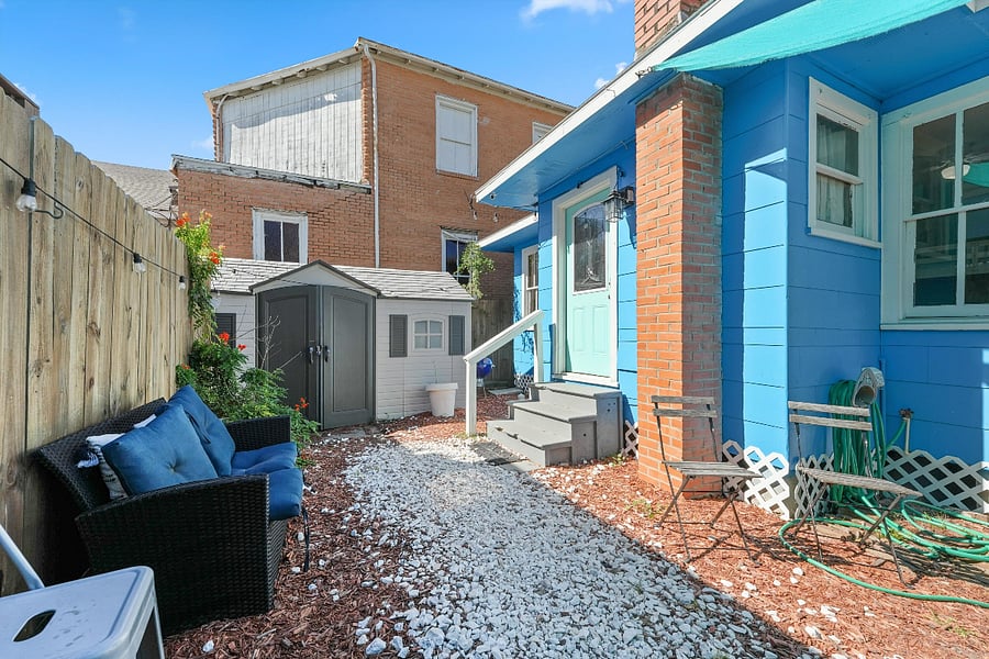Storage in Backyard