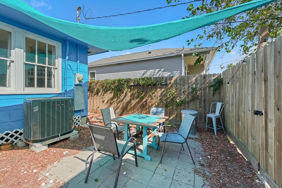 Fully Fenced In Backyard