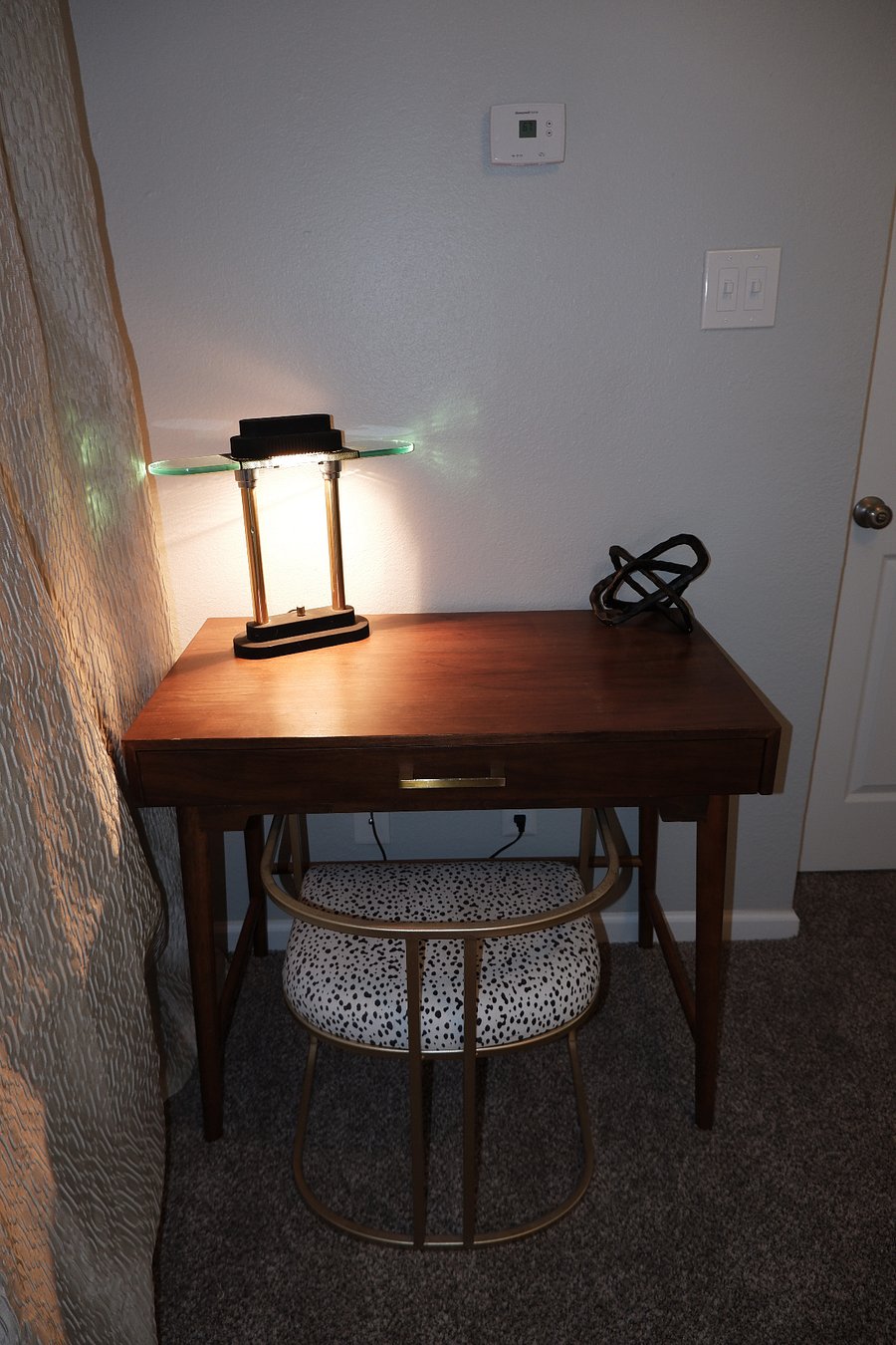 Workstation with drawer storage.