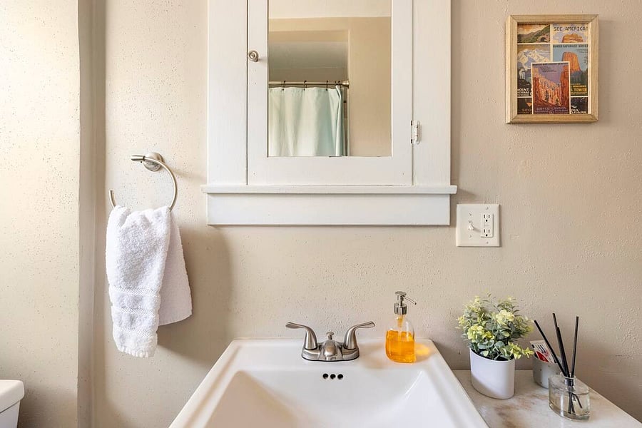 Shared bathroom.