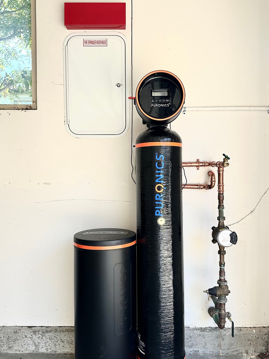 Puronics water softener system for the entire home.