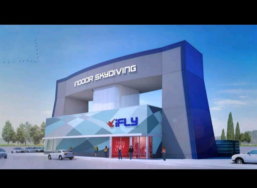 3 miles from Ifly Indoor Skydiving.