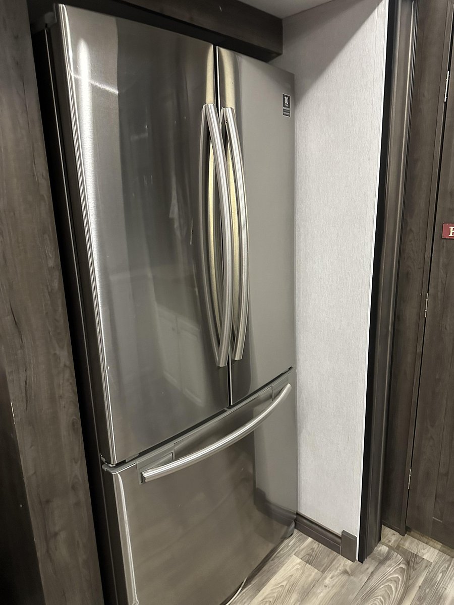 Full-sized refrigerator.