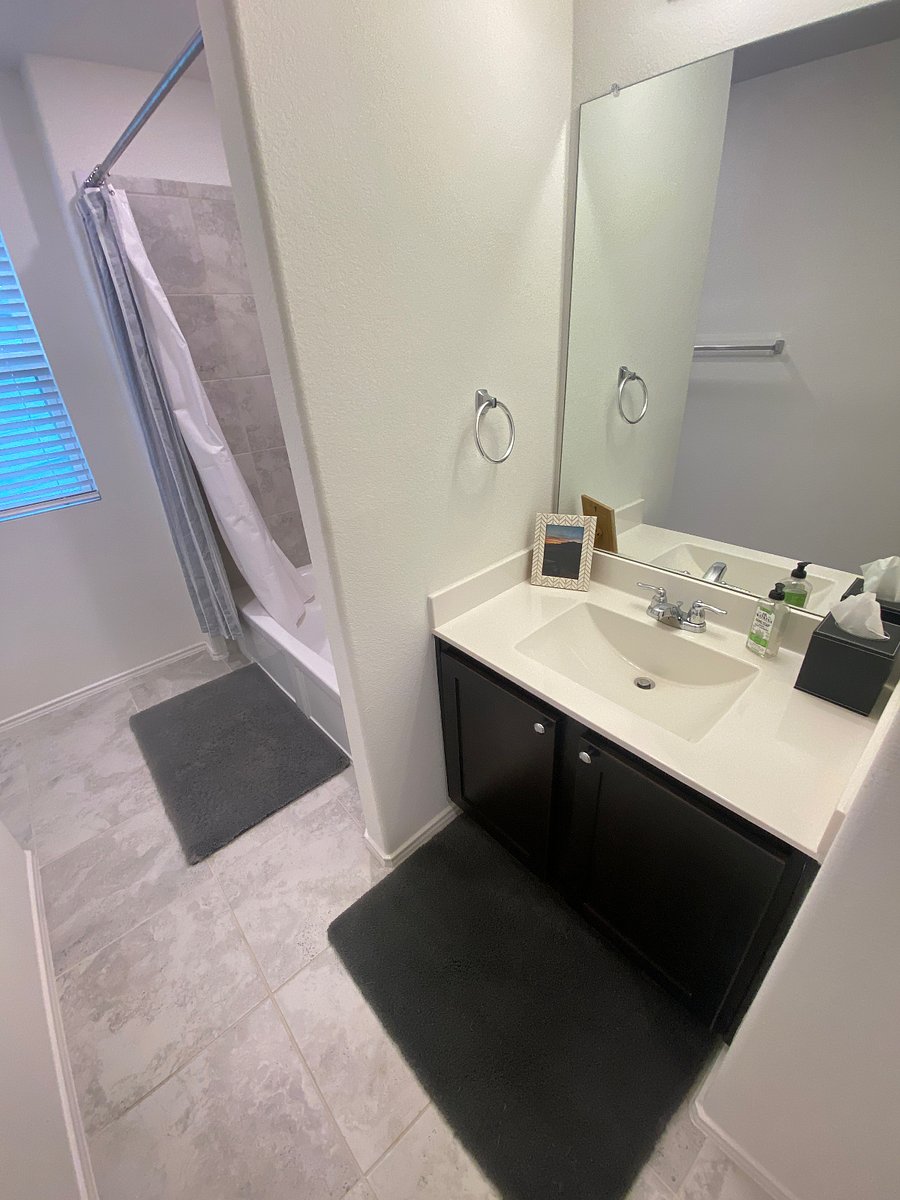 Your private bathroom with tub/shower.