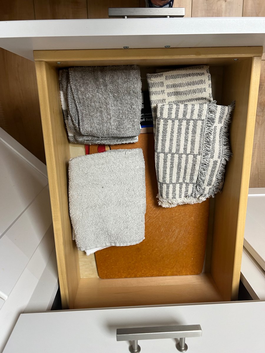 Cutting Boards
Drying, Wash clothes, cloth napkins