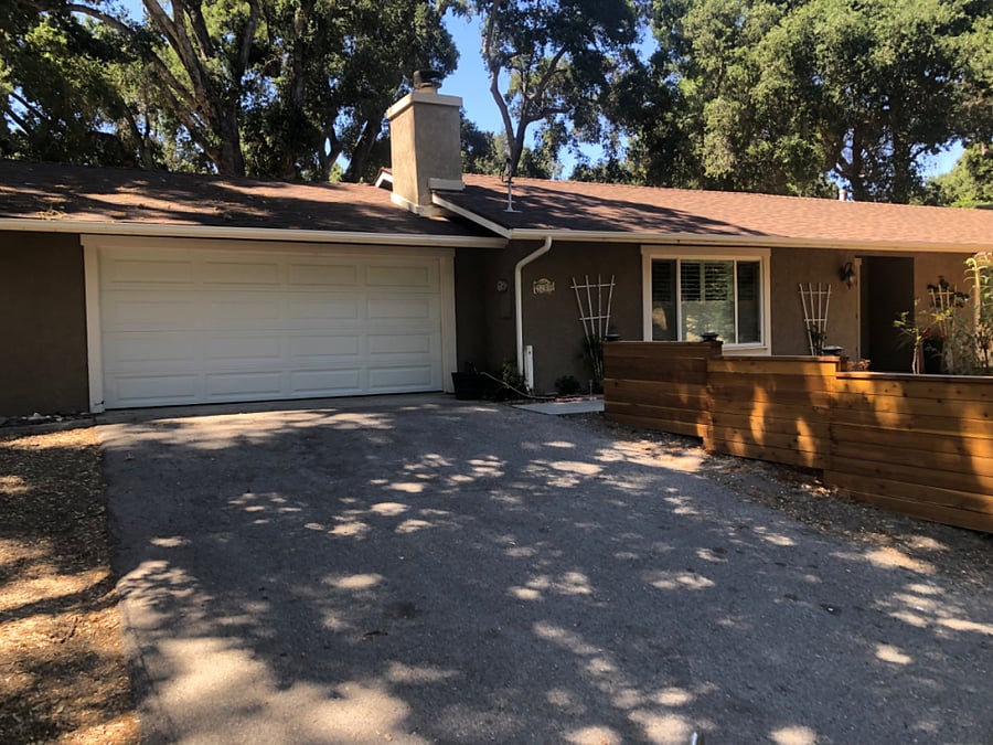 Attached garage with provided remote allows easy access to the home on those rainy days!