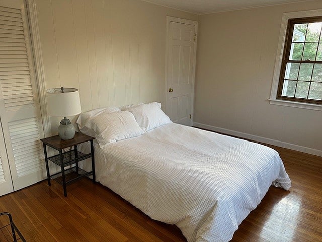 First Floor - Second Bedroom with Full Bed Closet and Bureau