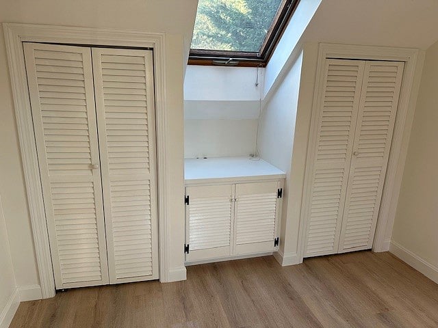 First Floor Master Bedroom with Closet Space & Skylight