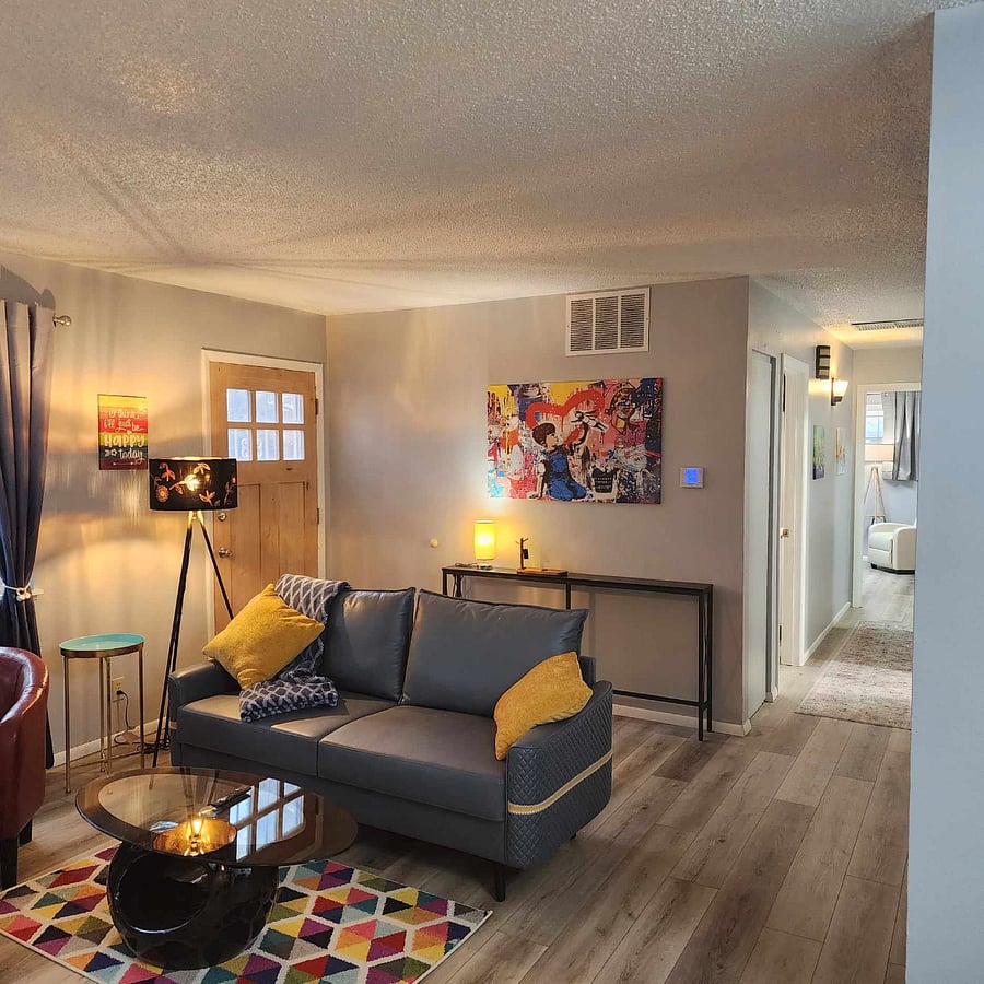 Living room to hallway.