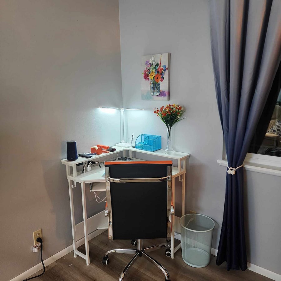 Dedicated work area.