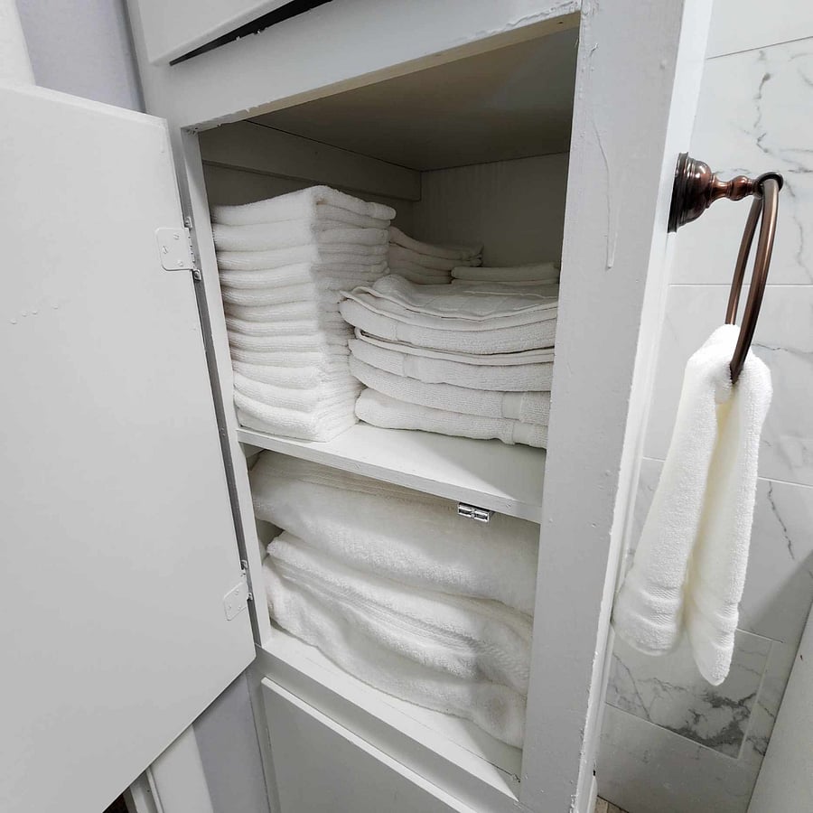 Quality and in abundance towels.