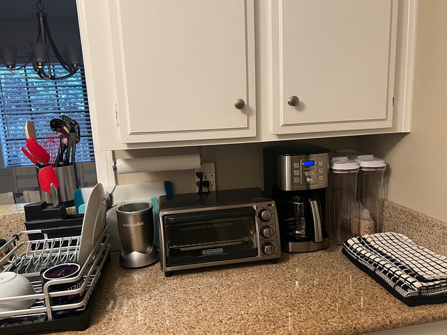 Kitchen - toaster oven & coffee maker