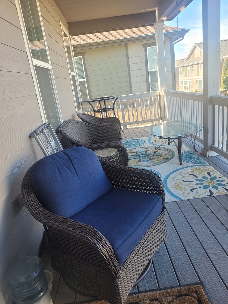 Back patio

