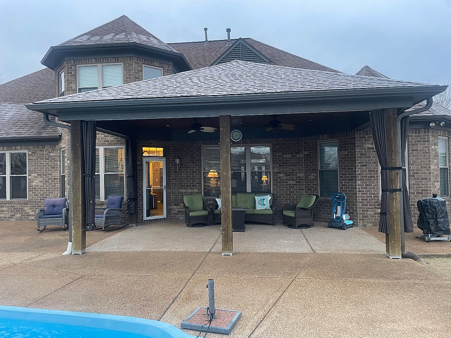 Covered porch