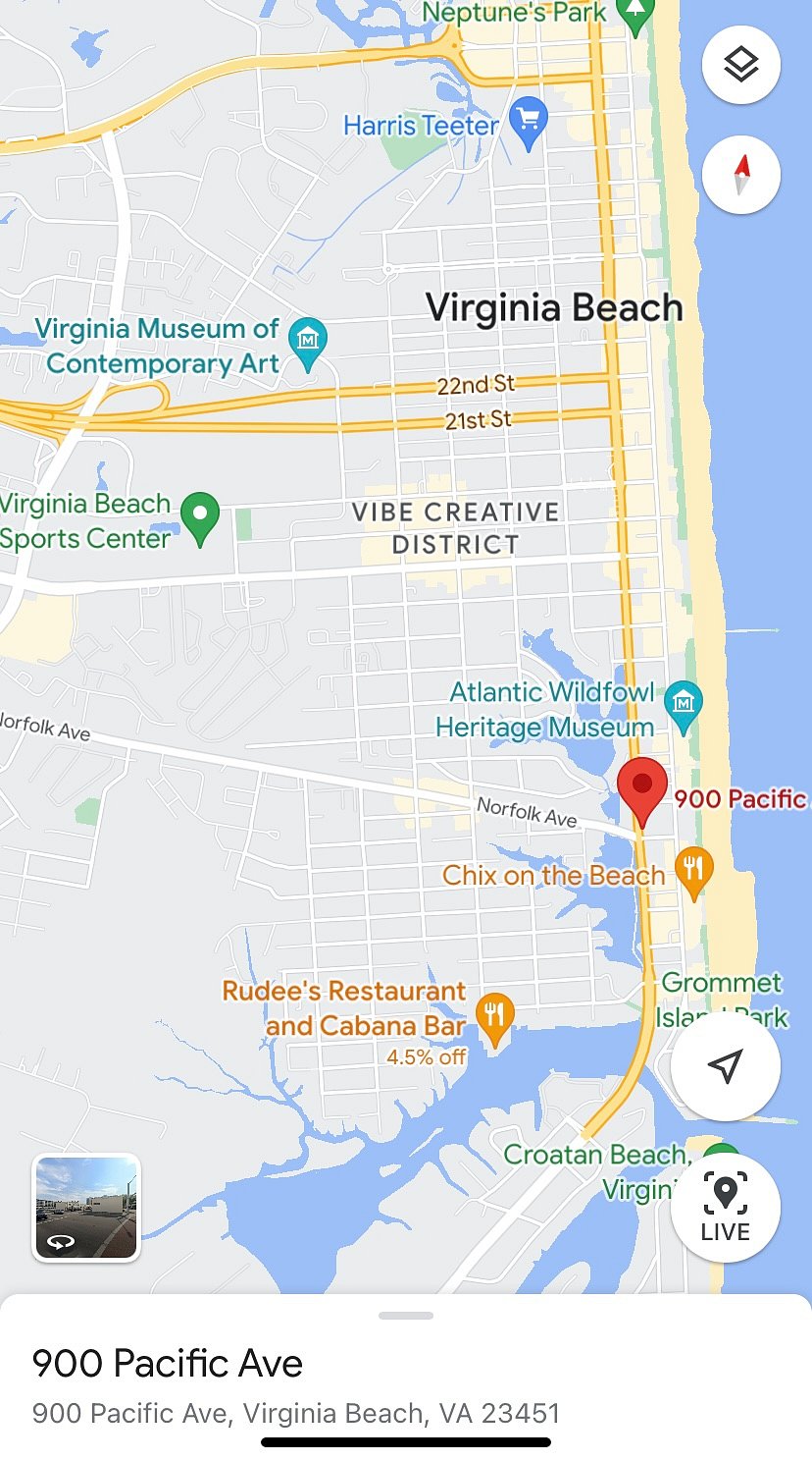 Map of Location! 900 Pacific Place Condominiums