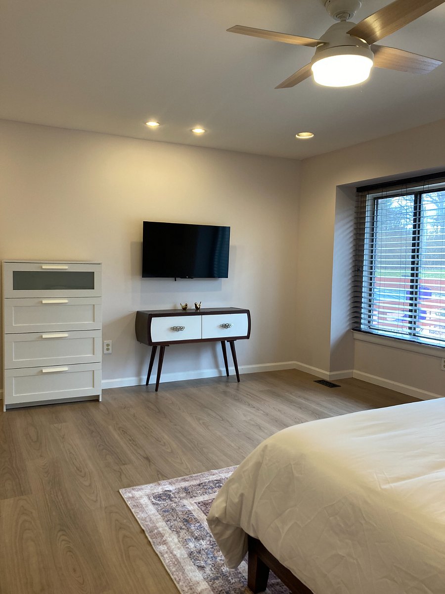 Primary bedroom TV
