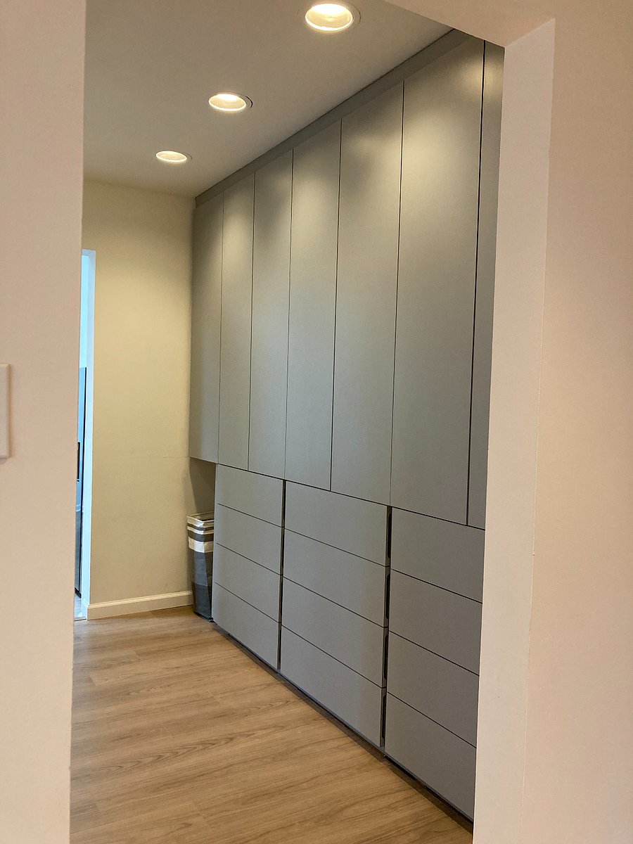 Second bedroom closet area and extra storage