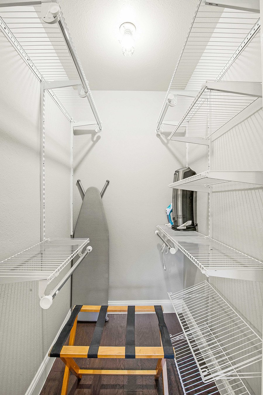 Master walk in closet
