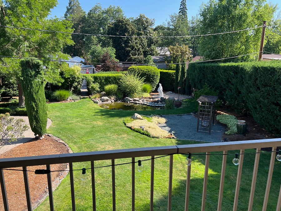 View from the apartment front door.