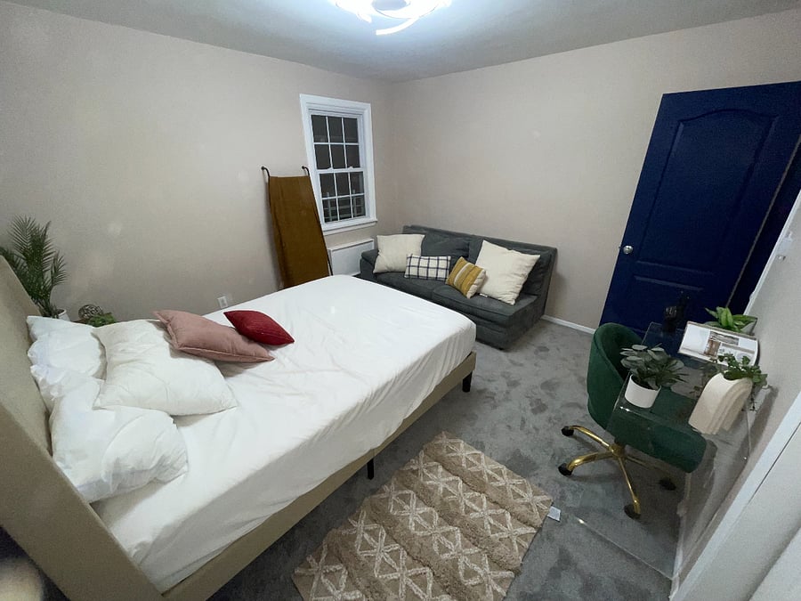 1st bedroom with shared bathroom ($1200)
