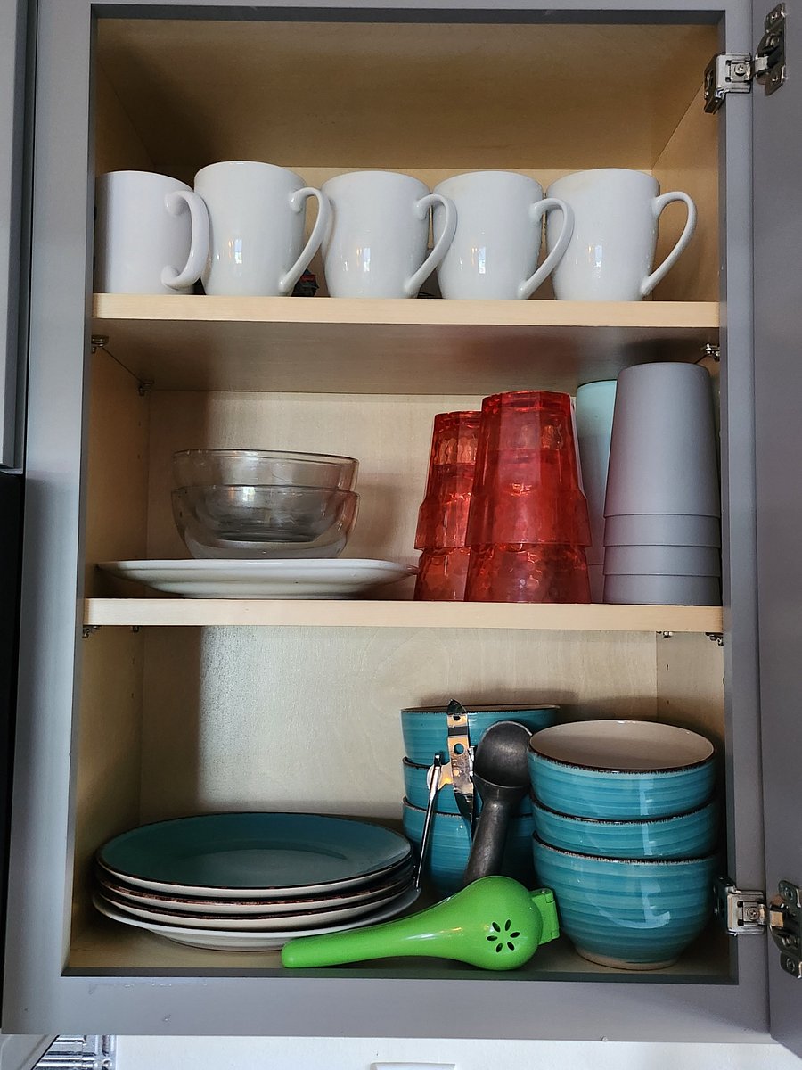 All dishes, cups, silverware provided.