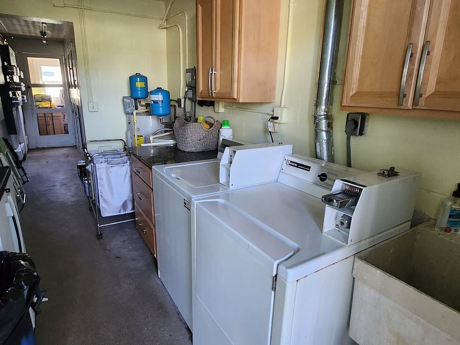 Shared laundry $3.50 per load. Brand new units.