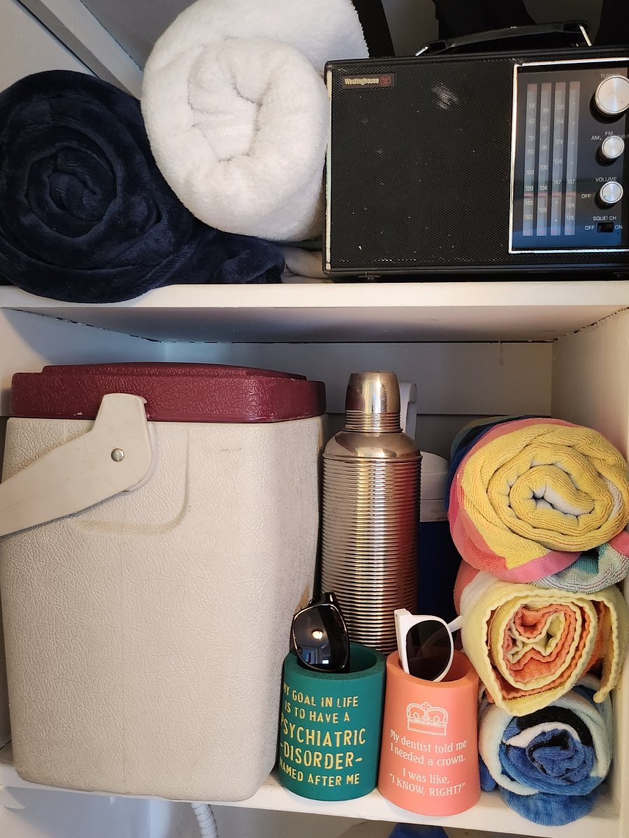 Beach supplies clean and ready to go!!