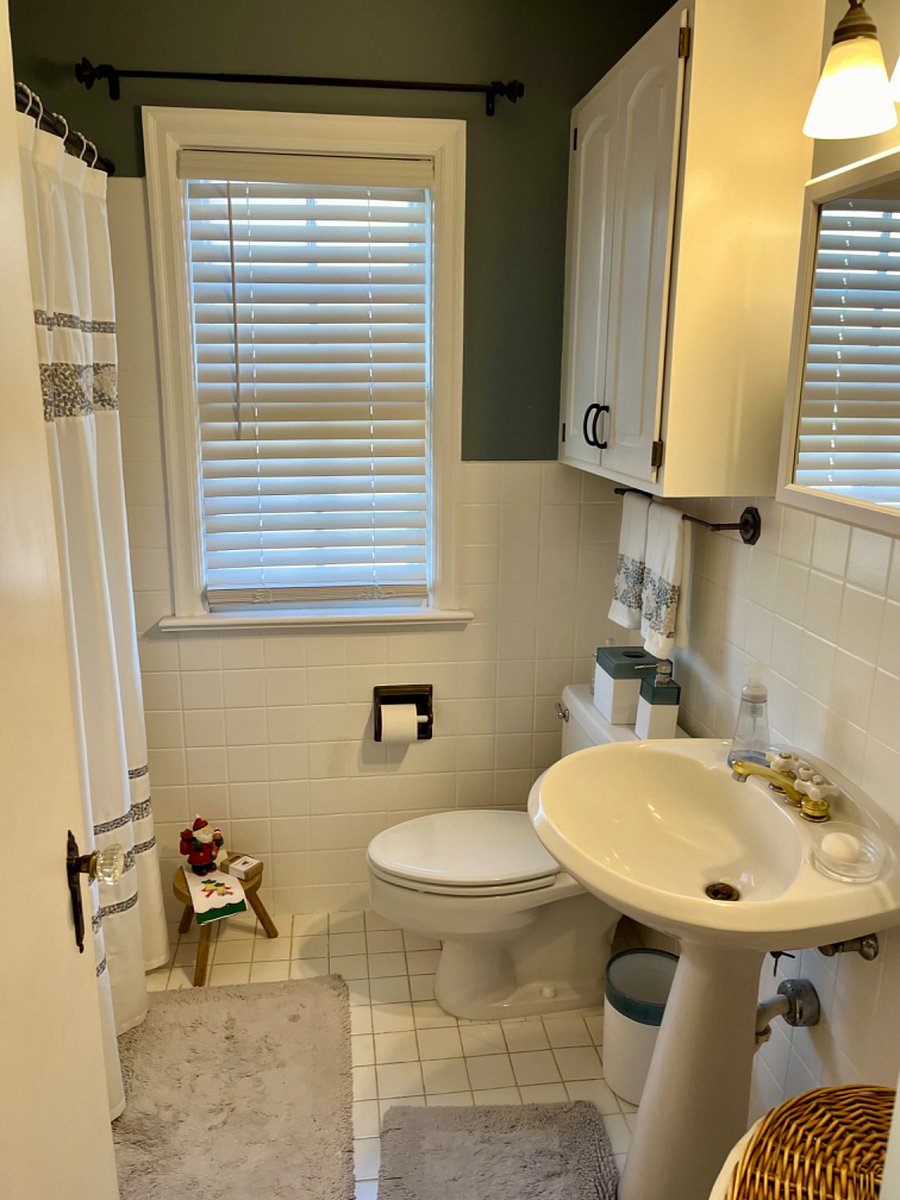 Master bathroom w/tub and shower