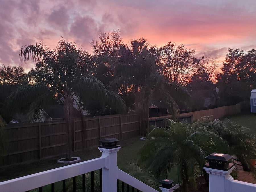 Amazing sunsets from my backyard
Nice 
