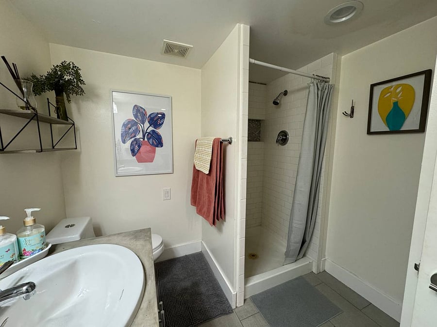 Shared bathroom