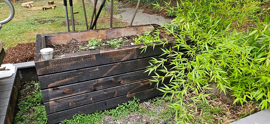 Raised bed garden for fresh veggies, I can help you plant if needed!