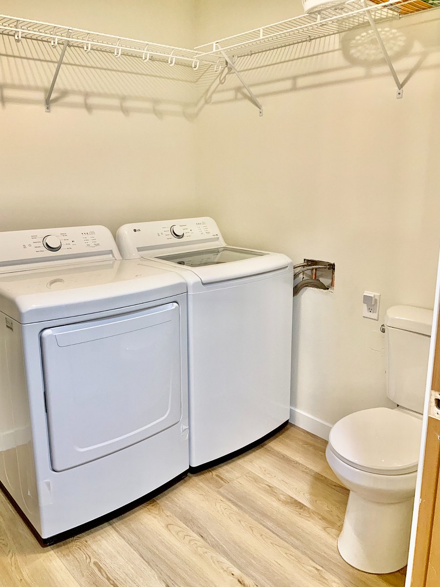 Full size washer and dryer
