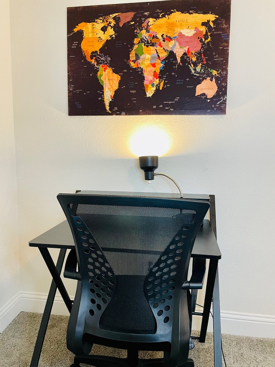 working area in bedroom 2