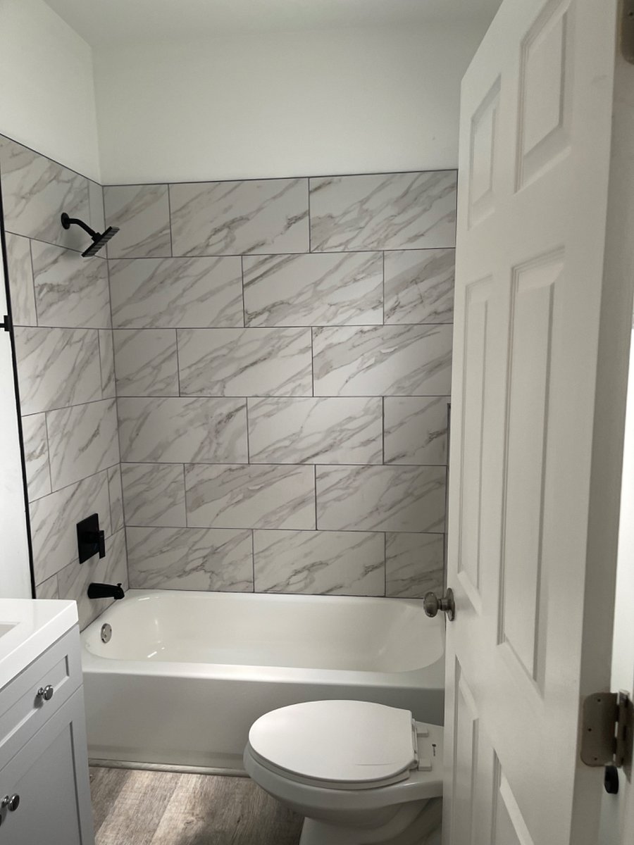 Master bathroom.