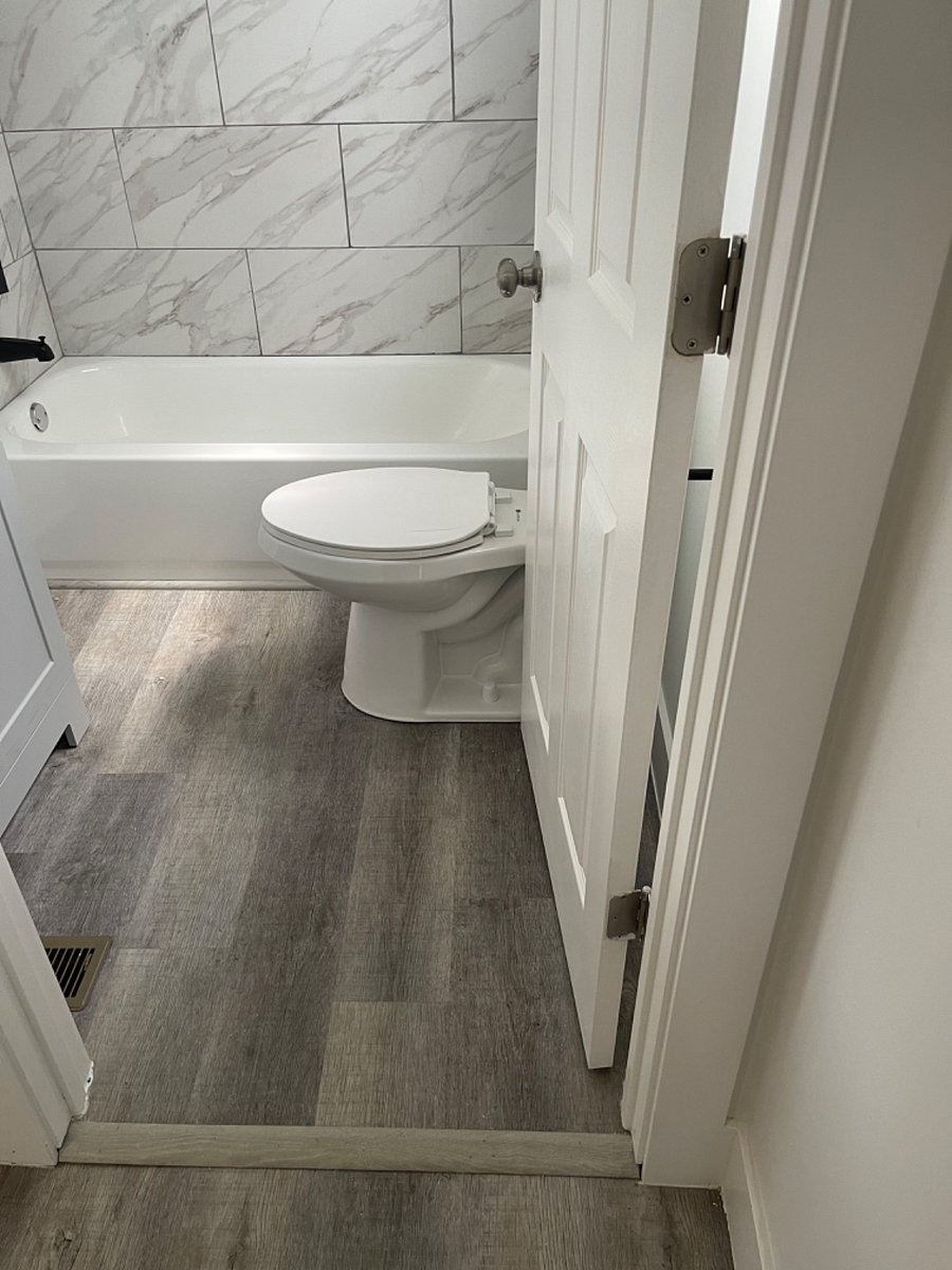 Master bathroom.