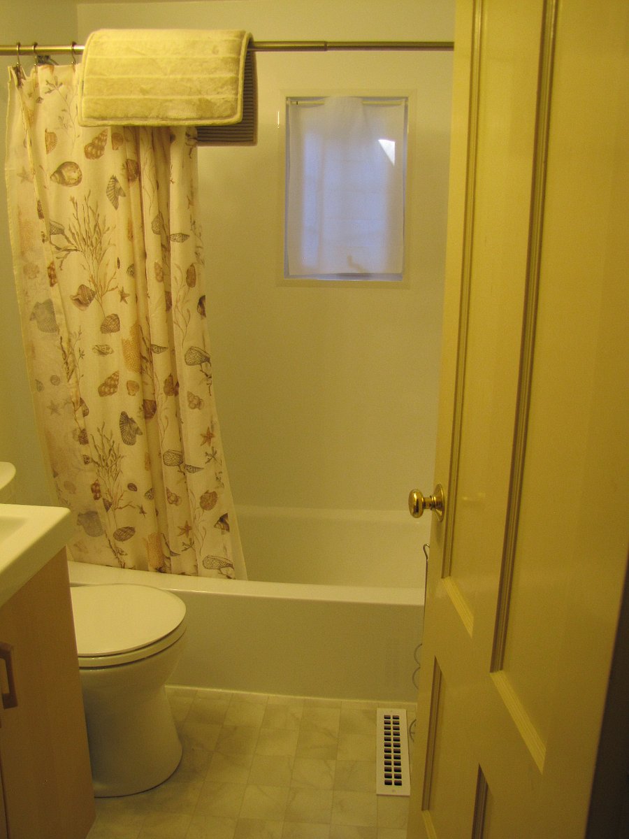 Full tub and shower