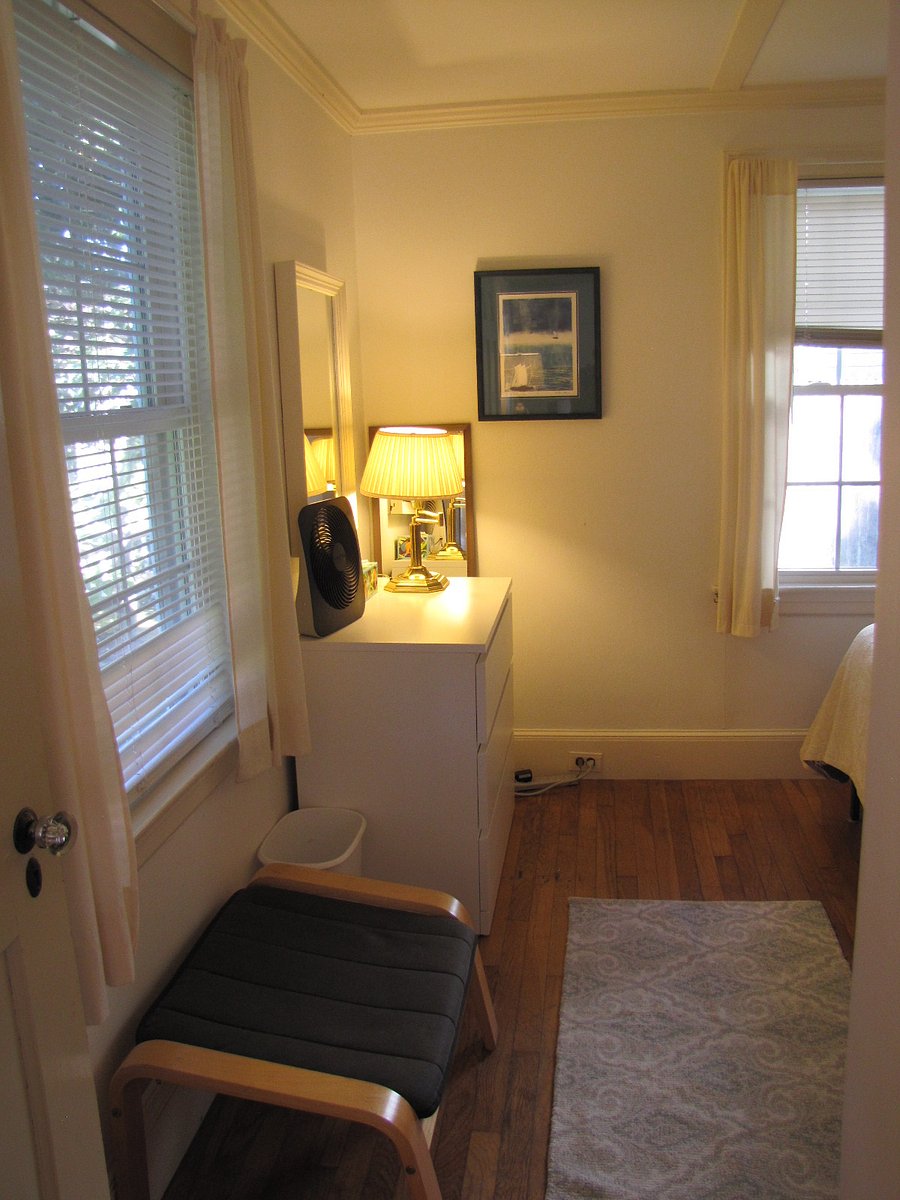 Front King bedroom bureau, mirror, fan and stool
