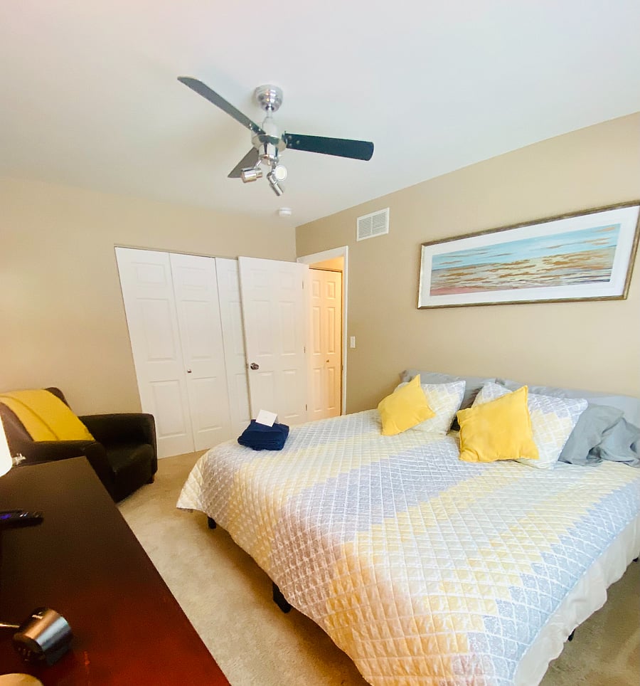 Bedroom upstairs $1000