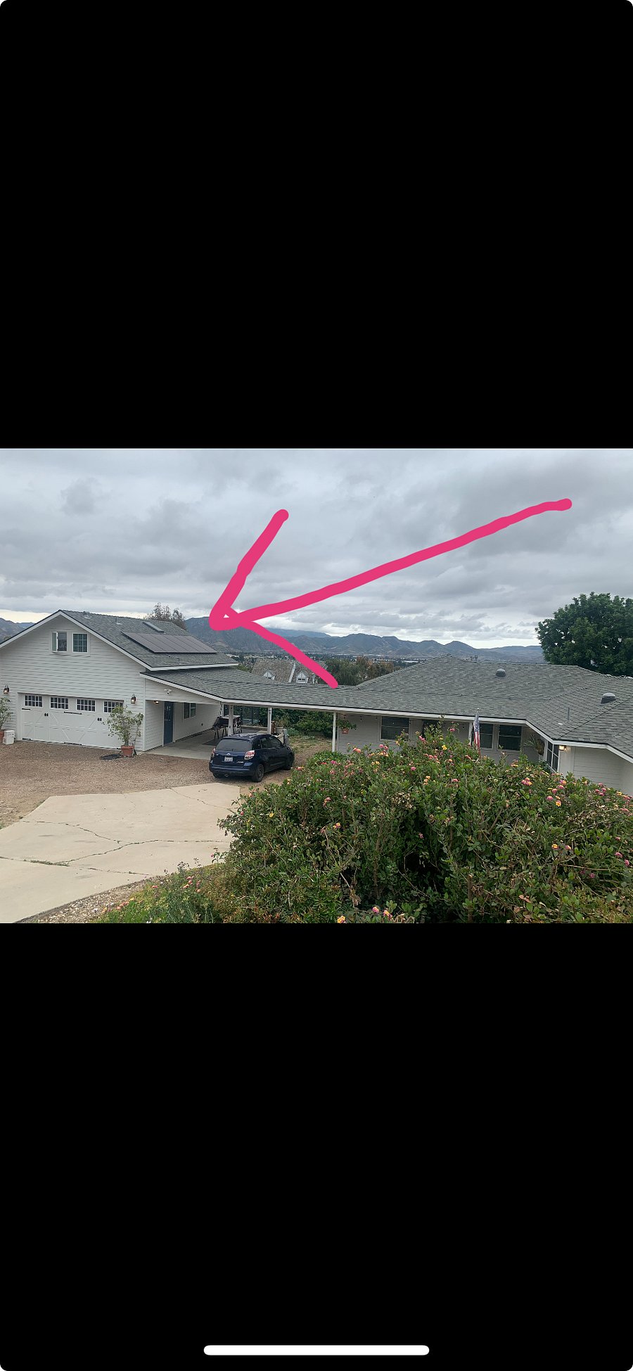This is the unit above the garage