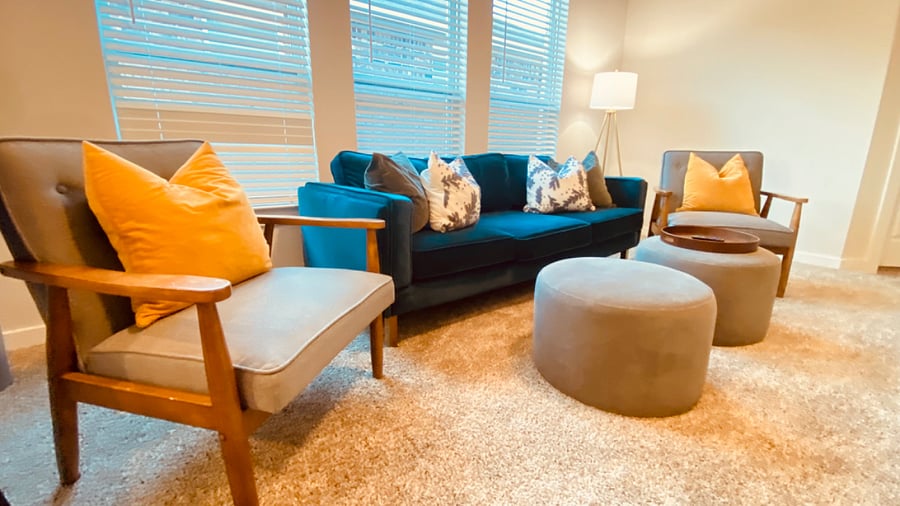 Relax in the Comfortable living area.