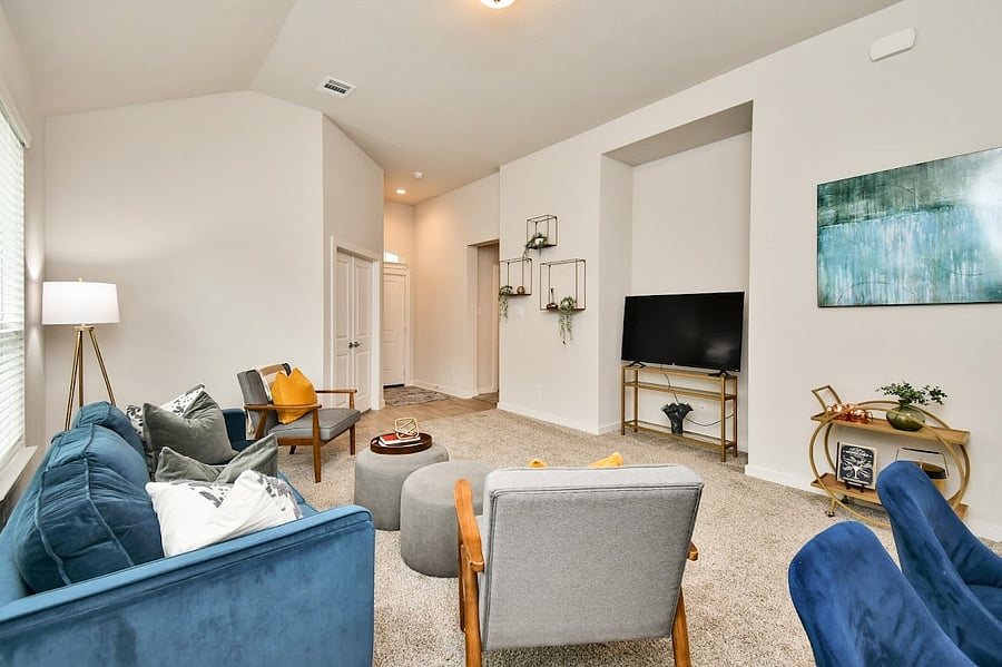 Enjoy the living room appointed for your comfort.