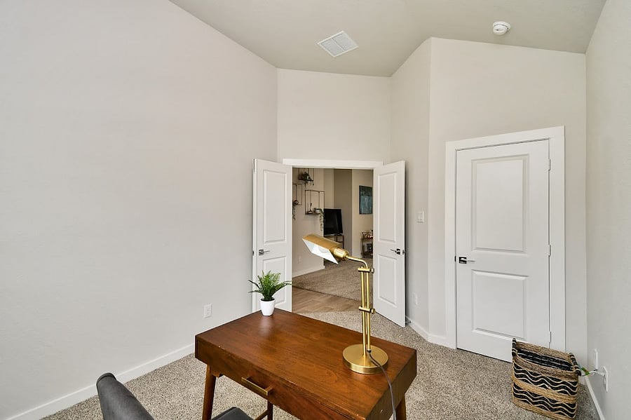 Make great use of the office with desk; Twin bed available to be placed in room if needed.