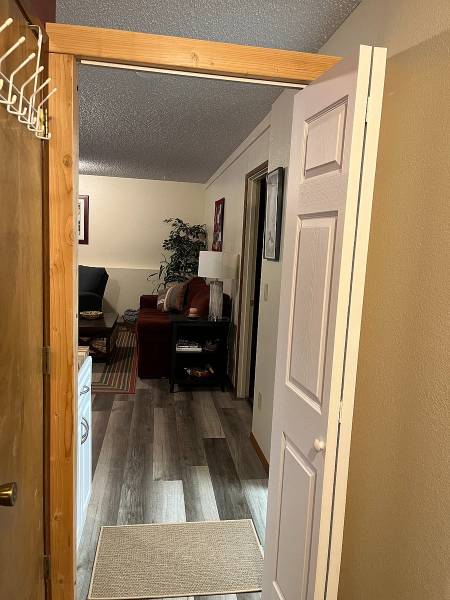 Entry into living space from garage