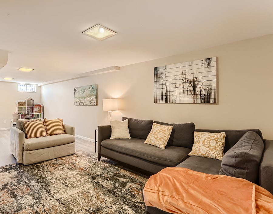 Second living area in basement