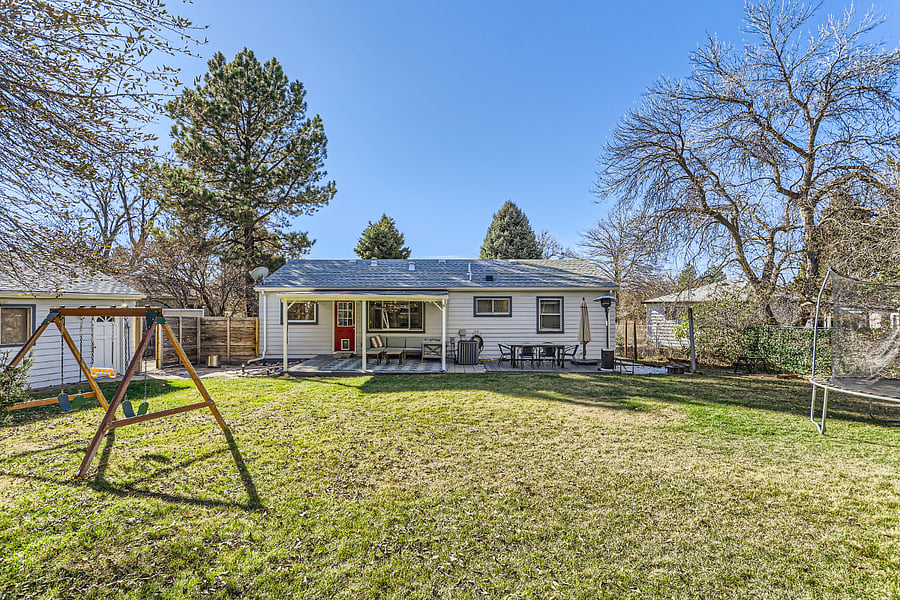 Backyard view - fully fenced and private